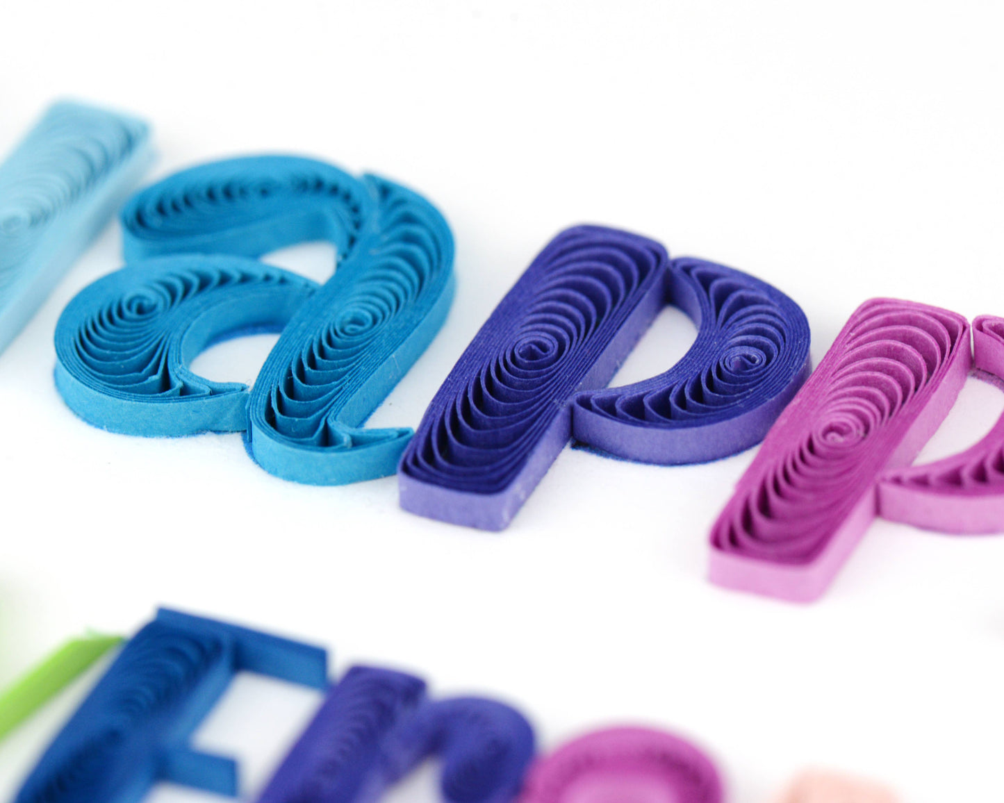 Quilled Greeting Card, "Happy Anniversary"