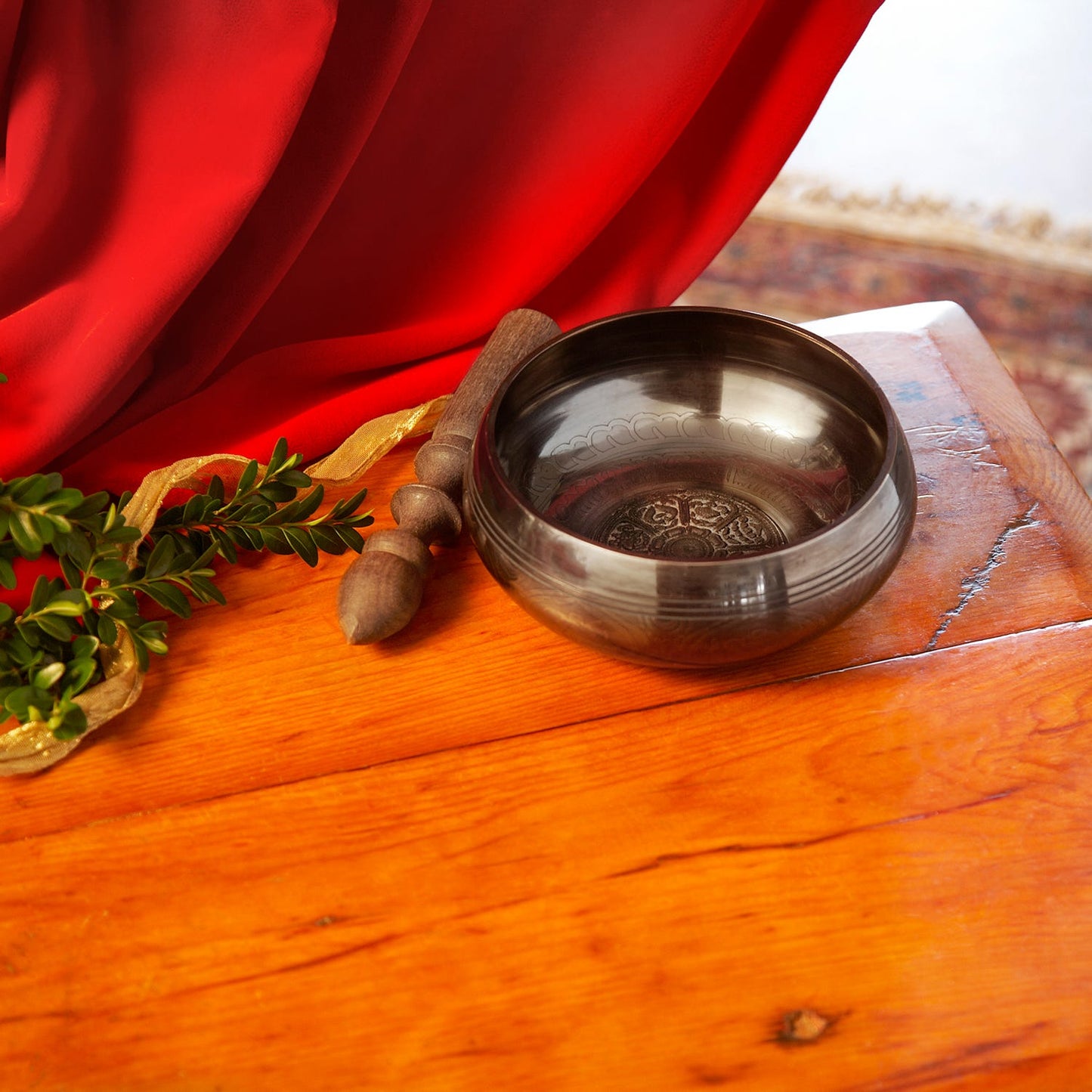 Singing Bowl, "Ashtamangal", 6"