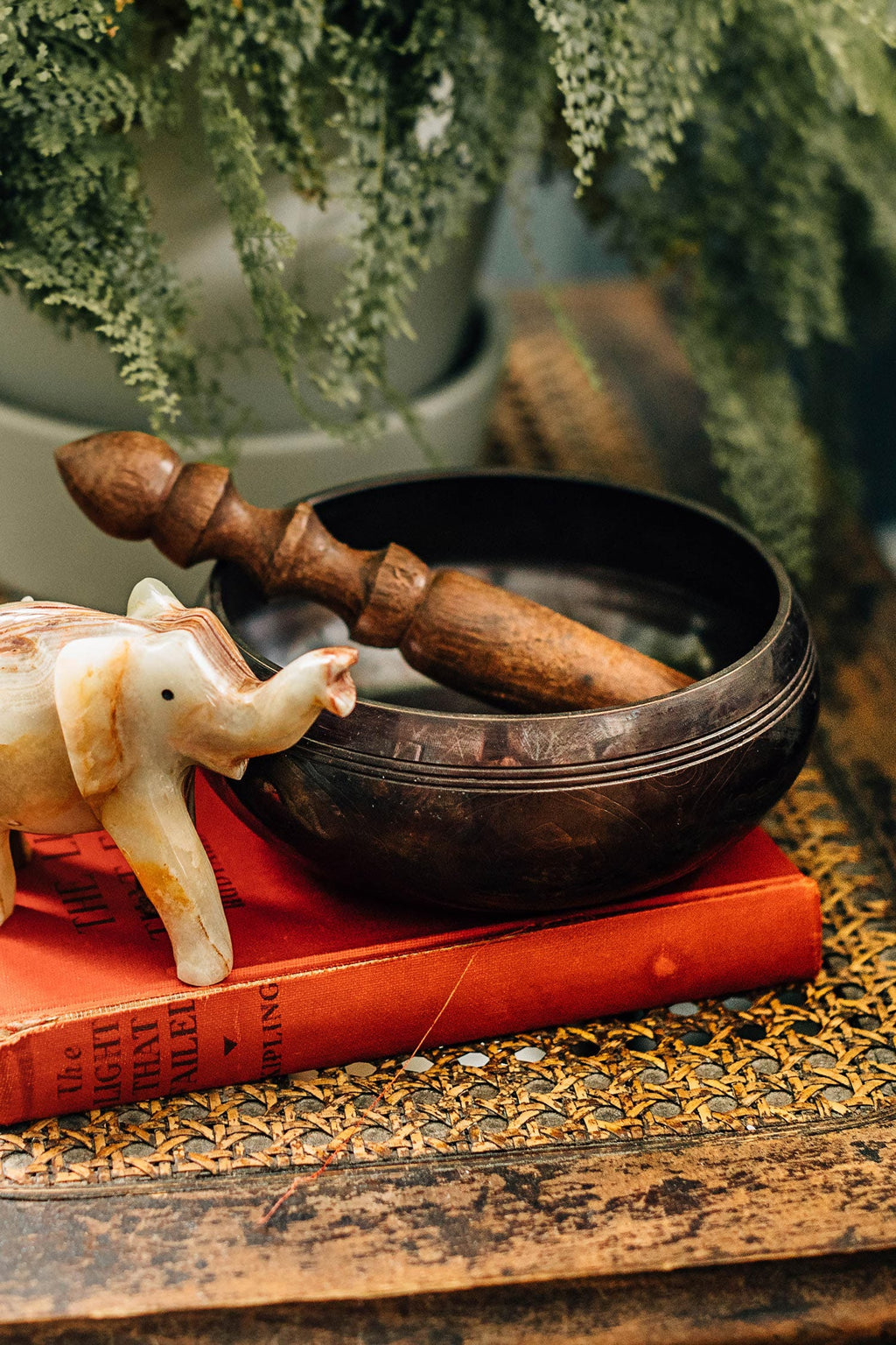Singing Bowl, "Ashtamangal", 6"