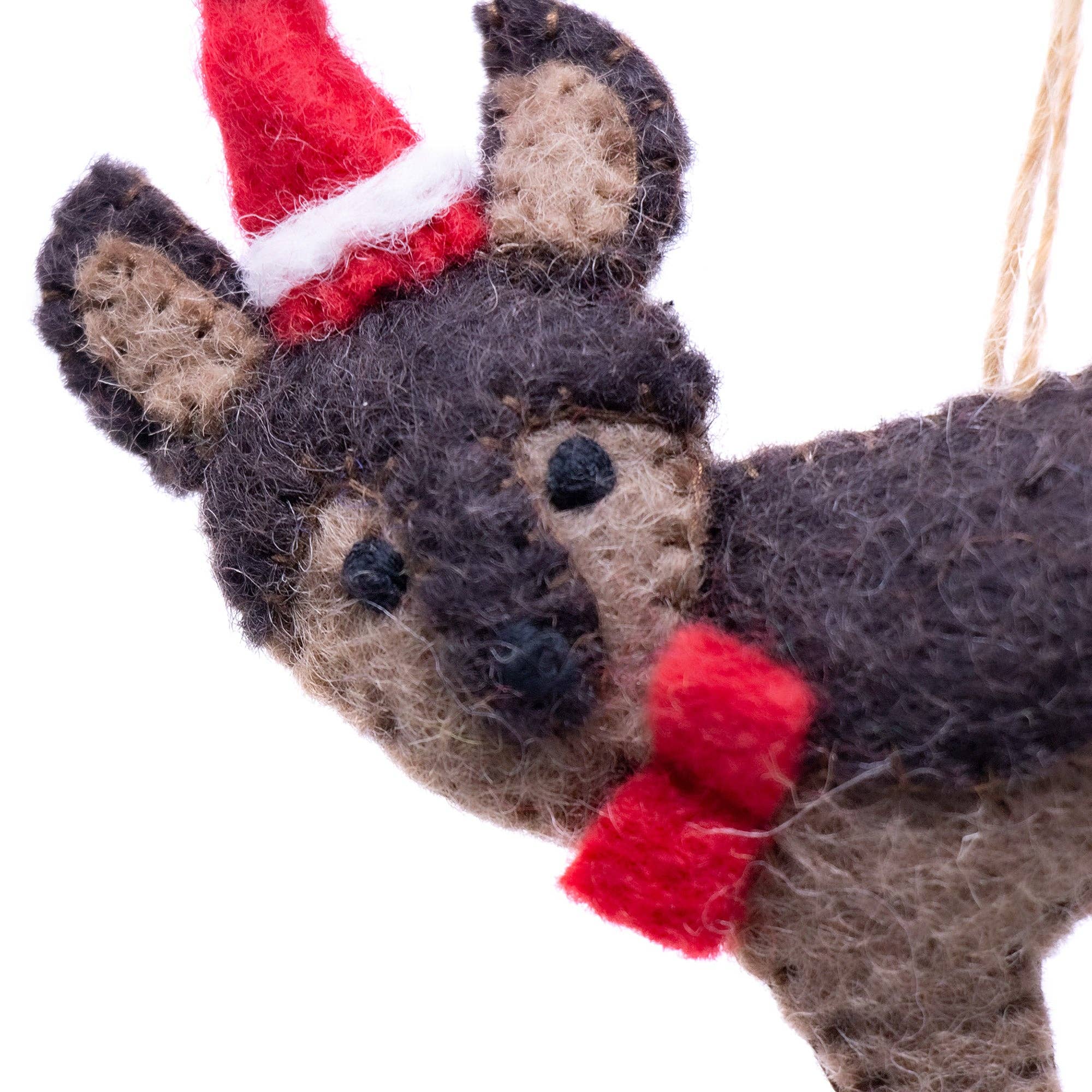 German Shepherd Felt Ornament
