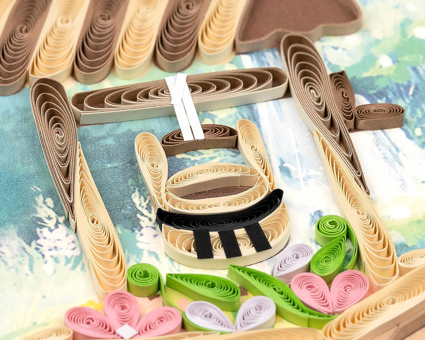 Quilled Greeting Card, "Wishing Well"