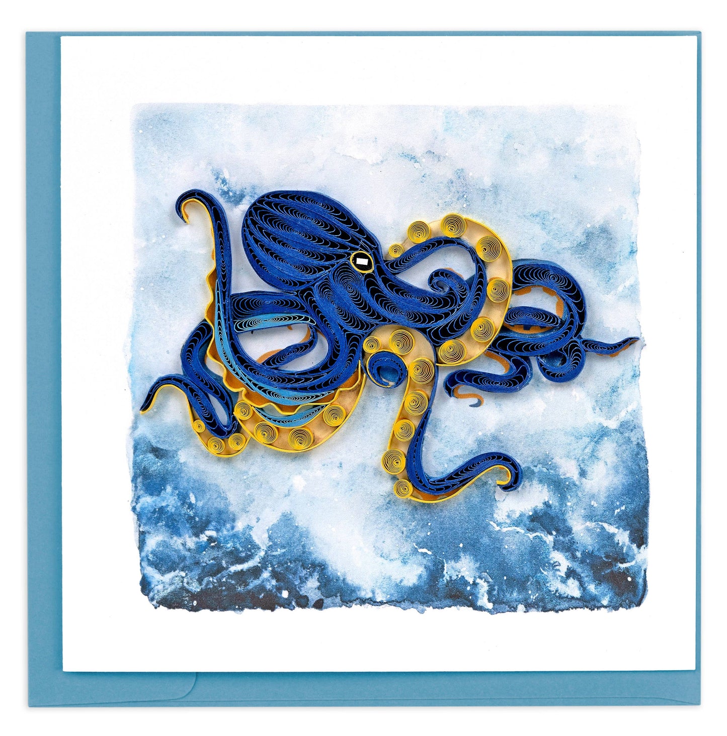 Quilled Greeting Card, "Deep Sea Octopus"