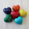 "You Rock" Carved Stone Heart