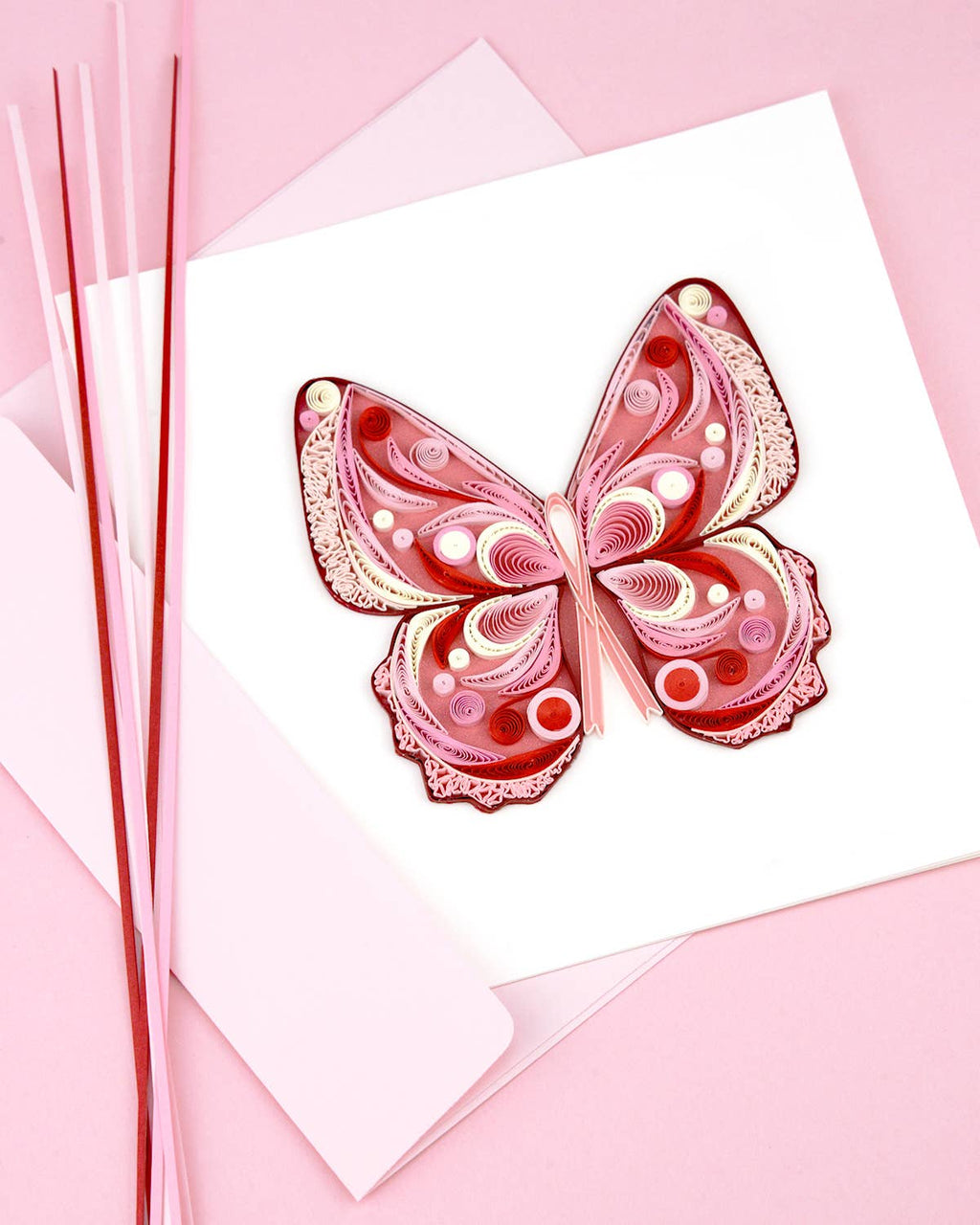 Quilled Greeting Card, "Joy to Life"