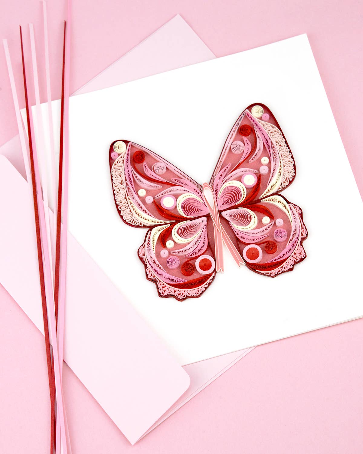 Quilled Greeting Card, "Joy to Life"