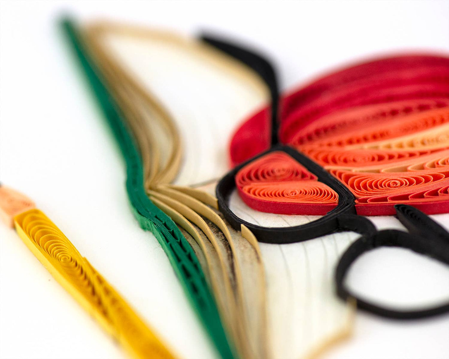 Quilled Greeting Card, "Scholarly Appreciation"