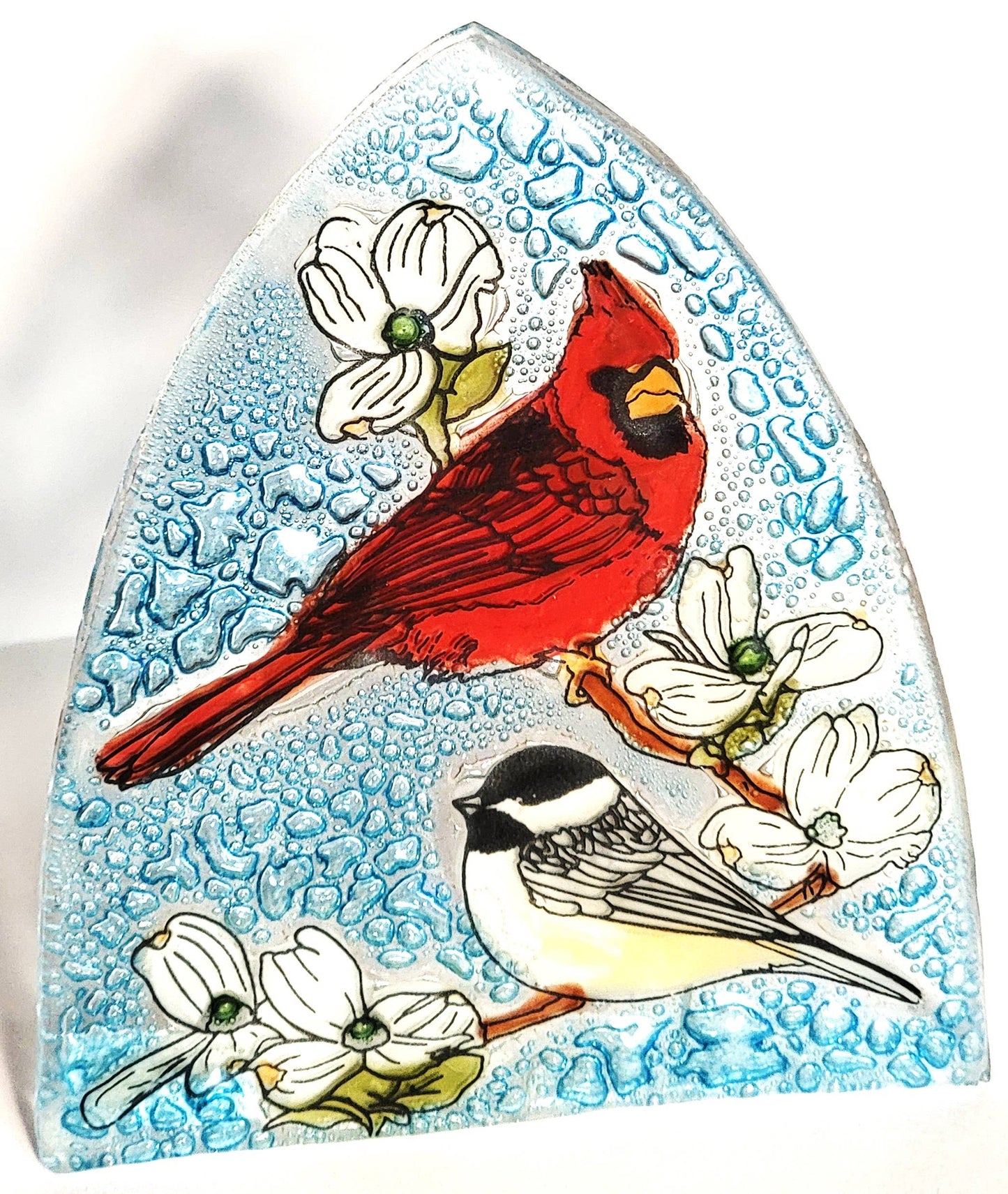Glass Night Light - Cardinal