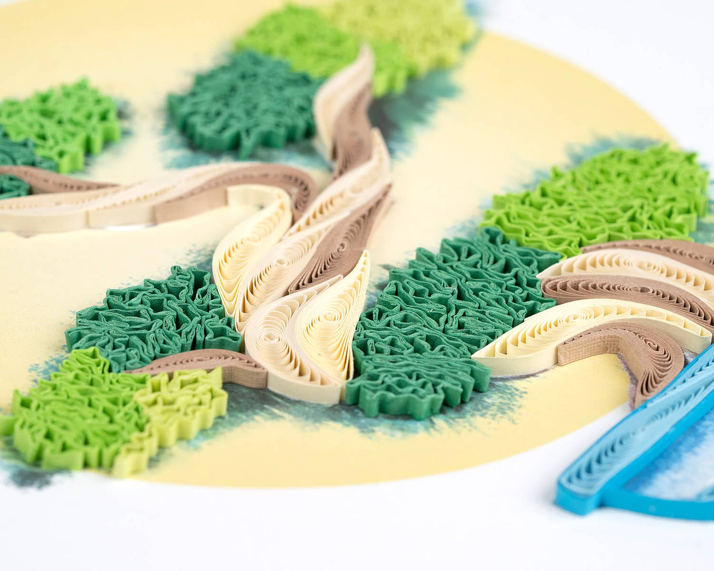 Quilled Greeting Card, "Bonsai Tree"