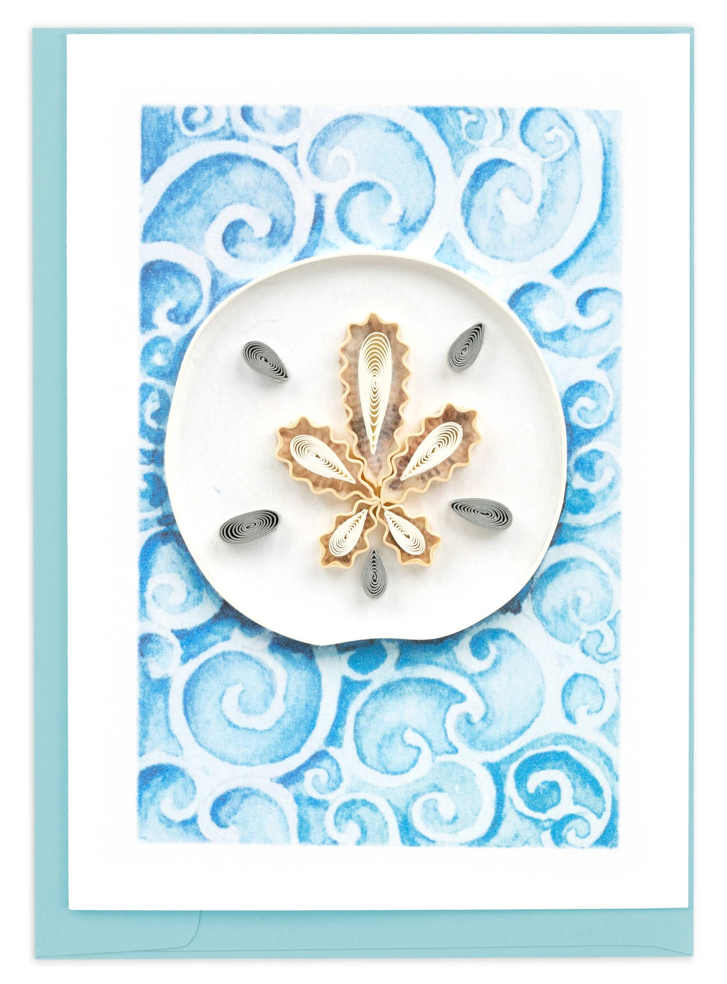 Quilled Gift Enclosure, "Sand Dollar"