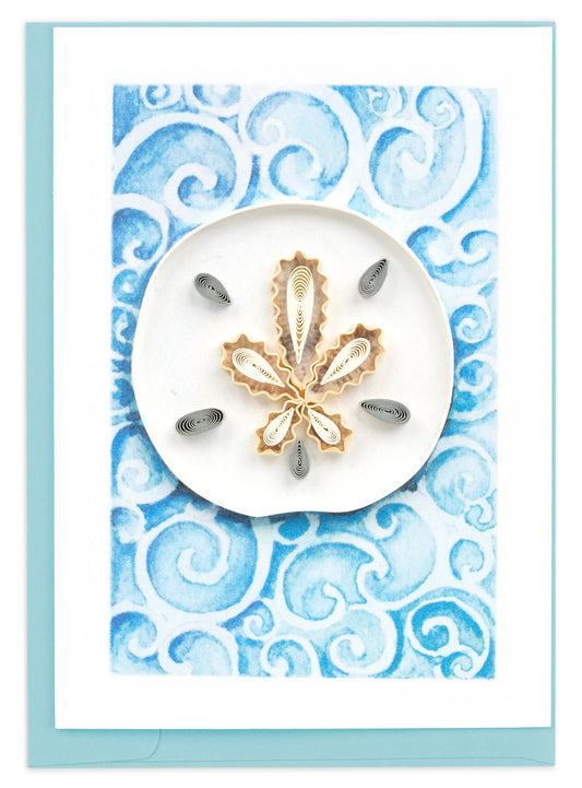 Quilled Gift Enclosure, "Sand Dollar"