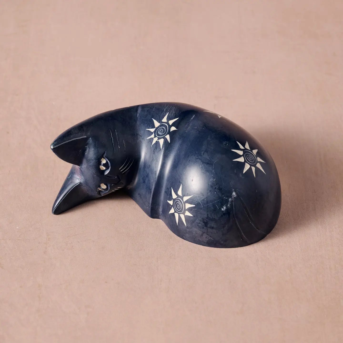 "Jua" Cat Soapstone Figurine