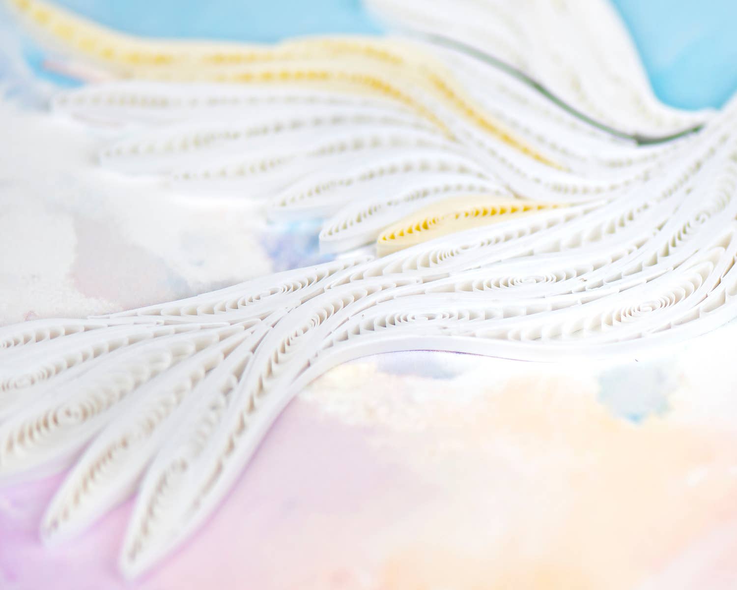 Quilled Greeting Card, "Peace Dove"