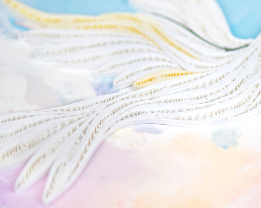 Quilled Greeting Card, "Peace Dove"