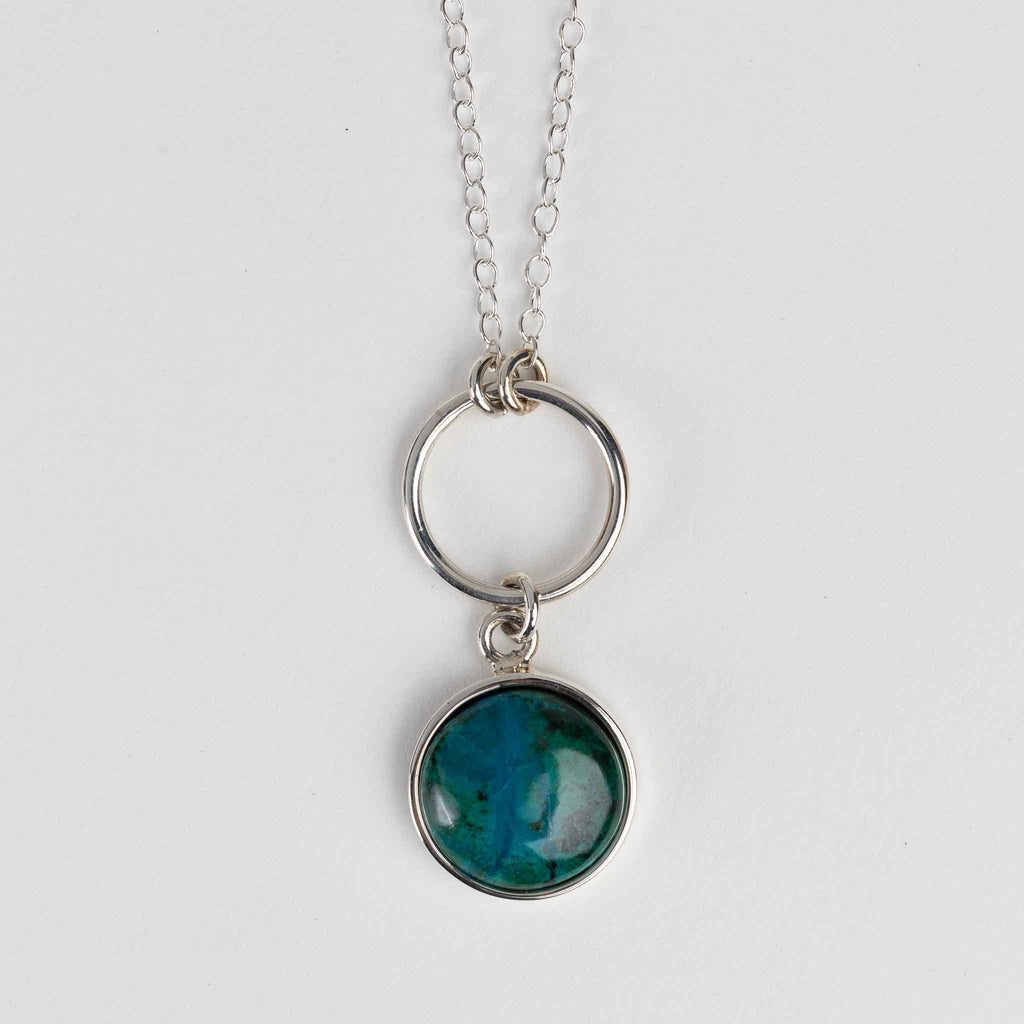 Isla Juntos Silver Pendant Necklace - Default Title (6109600)