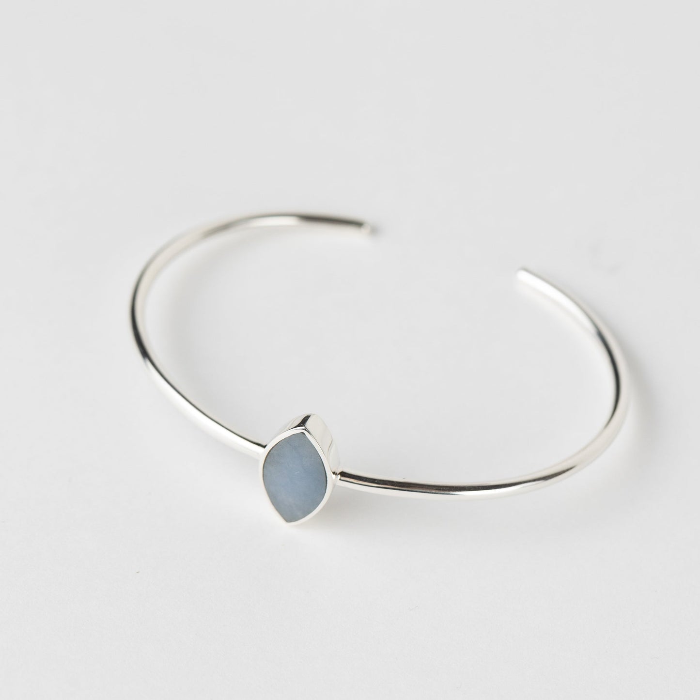 Bracelet marquis celestine/strlg adj silv/blu