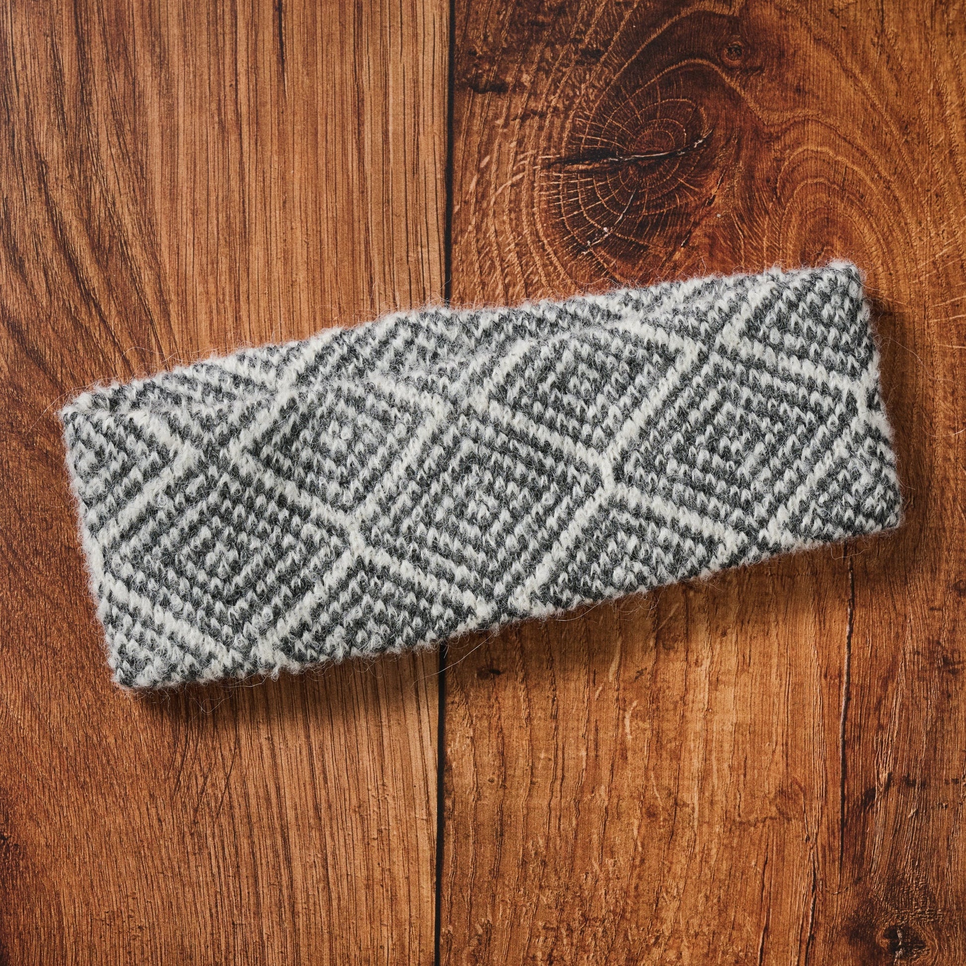 Geometric Alpaca Wool Headband - Ten Thousand Villages