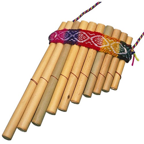 Panflute curved 10 pipes 6x4