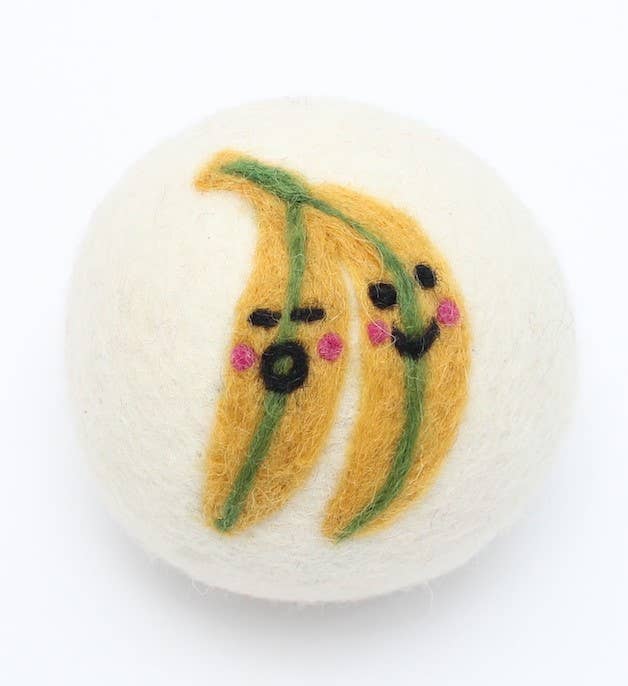 Eco Wool Dryer Balls, "Fruit"