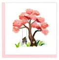Quilled Greeting Card, "Blossoming Love"