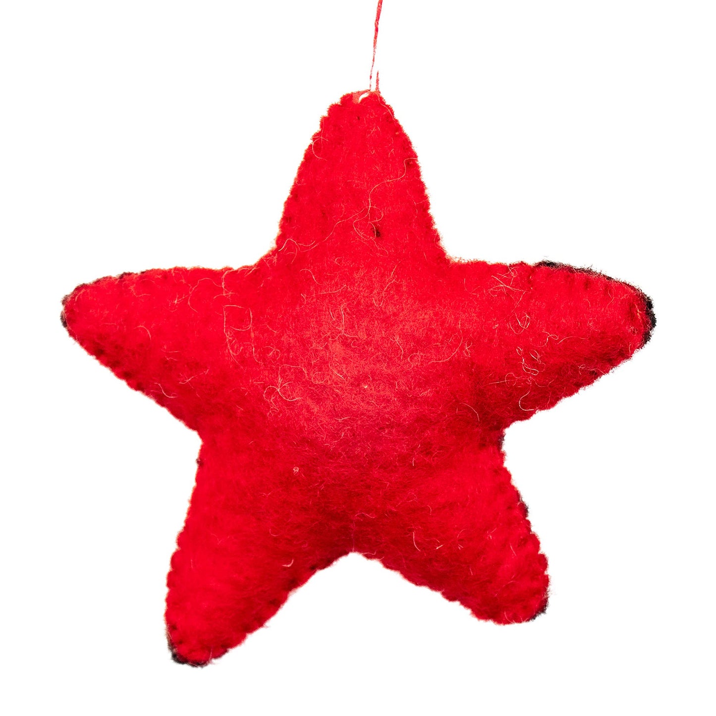 "Star" Santa Felt Ornament