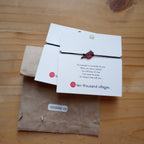 Bracelet cardinal M/2 gourd/acrylic adj red/blk