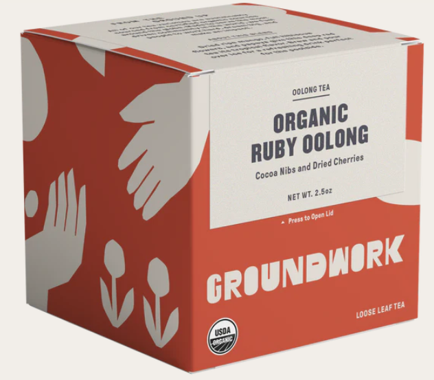 Organic Loose Leaf Tea, Ruby Oolong