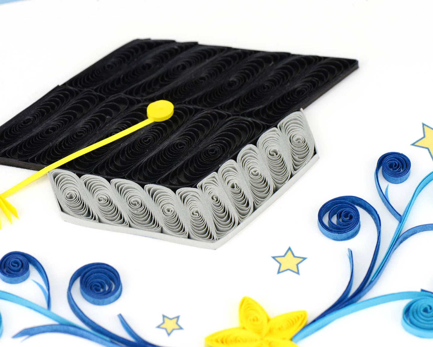 Quilled Greeting Card, "Graduation Congrats"