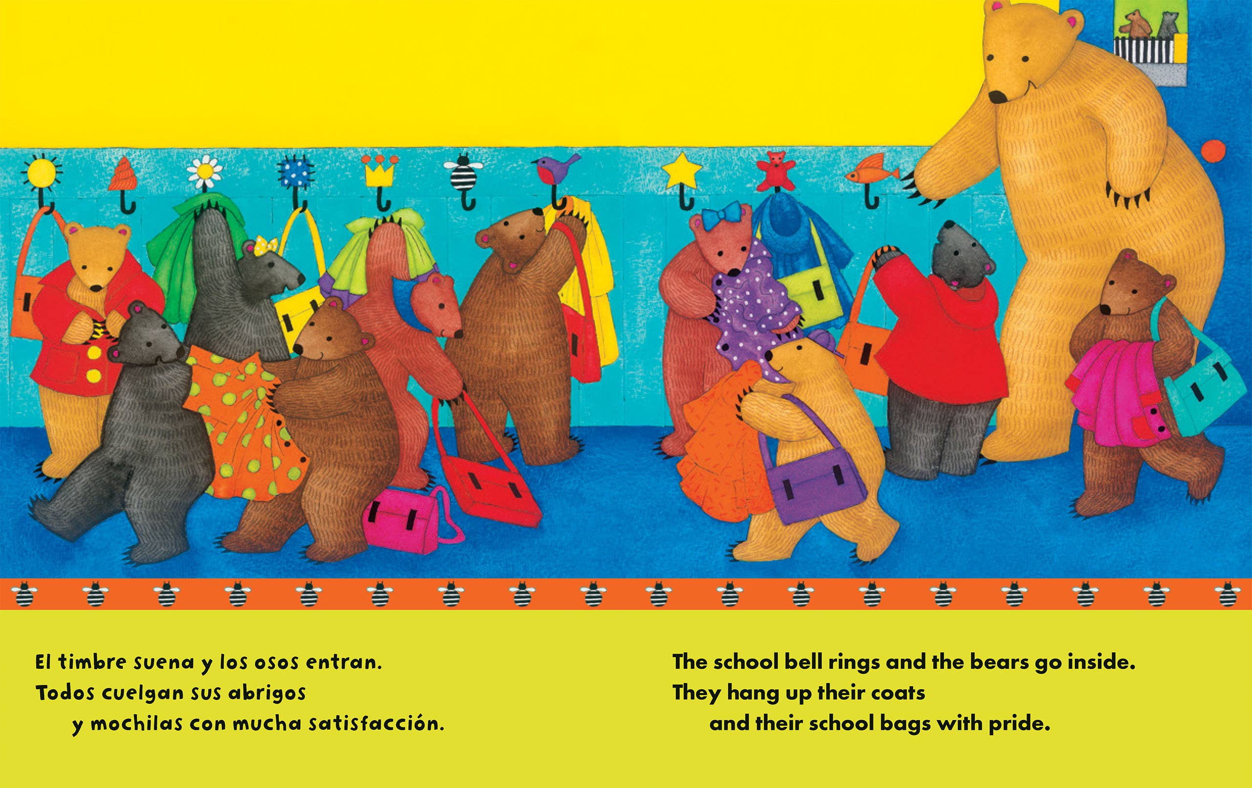 "Bear's School Day" Bilingual Picture Book