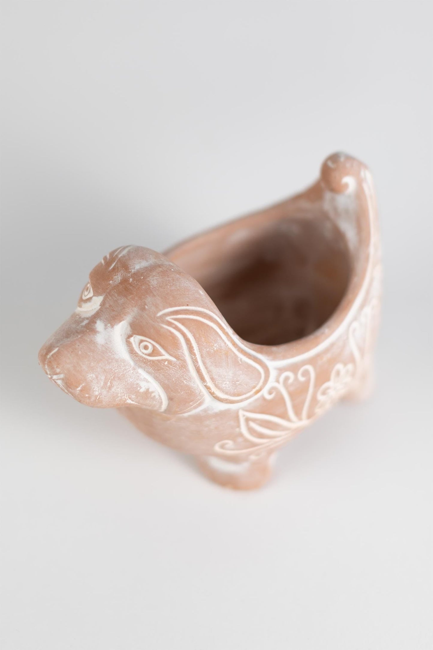Terracotta Dog Planter, Small