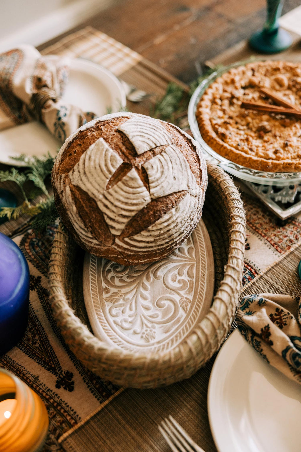 Toasty Oval Bread Warmer Basket