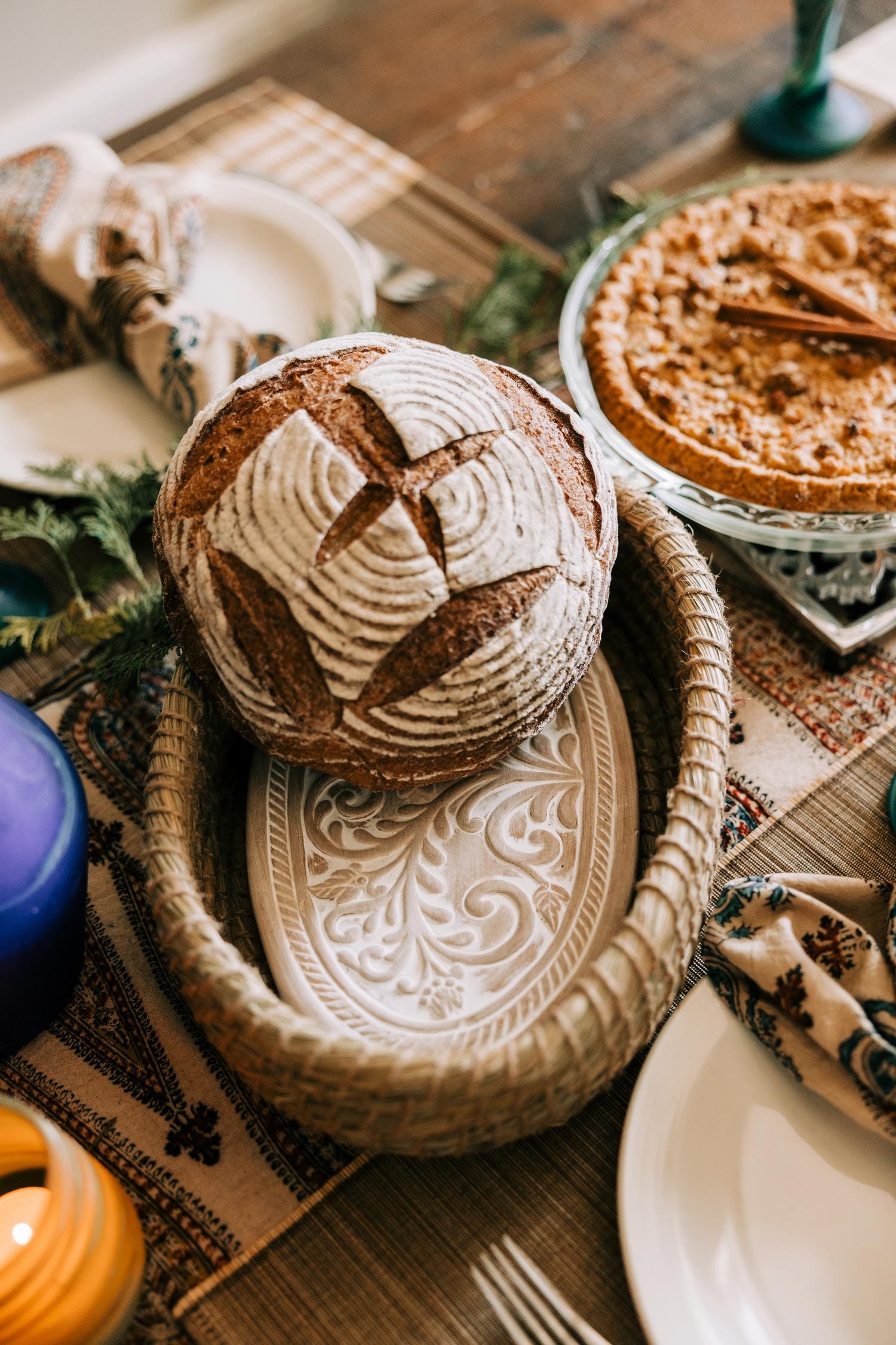 "Toasty" Oval Bread Warmer Basket