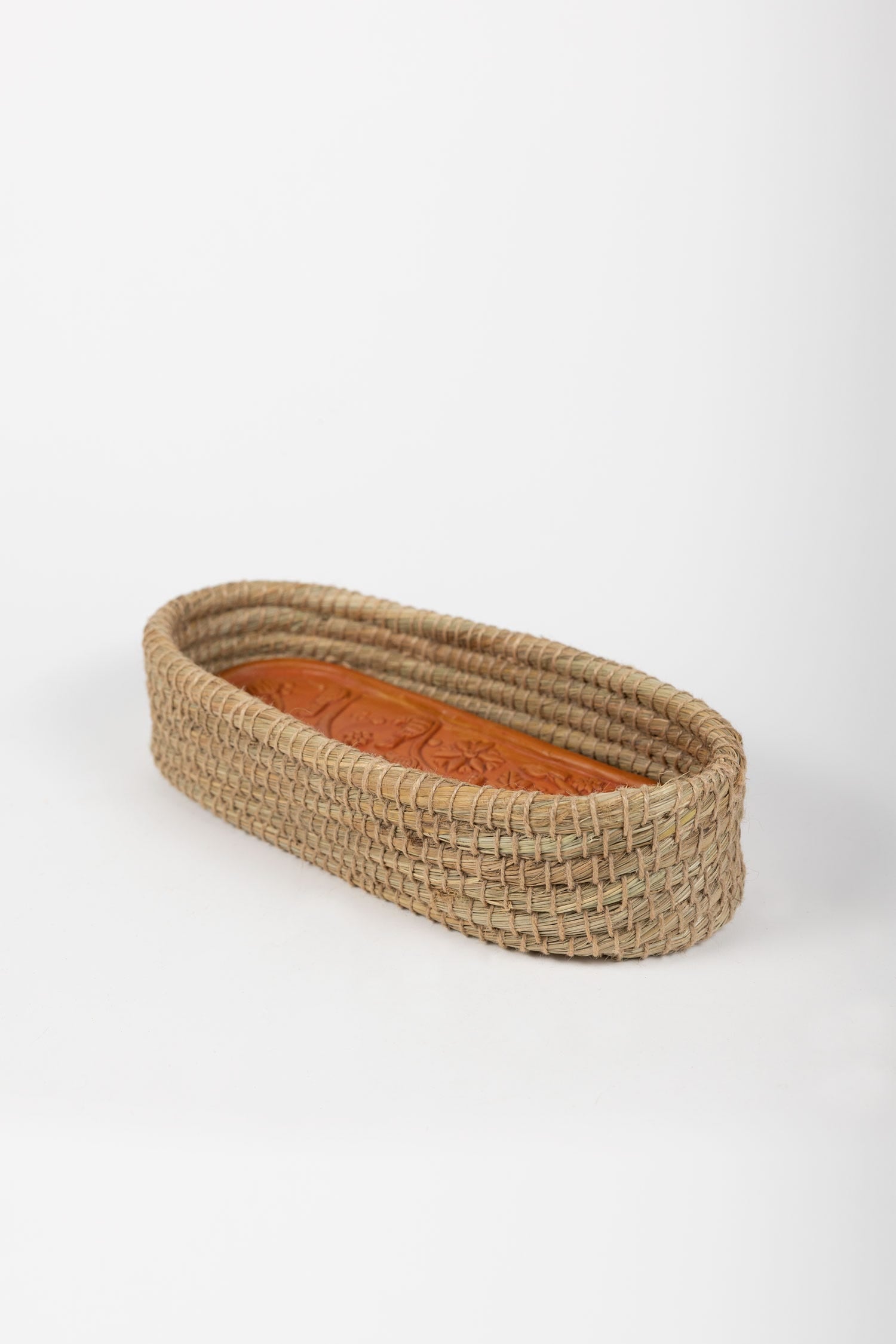 "Toasty" Long Terracotta insert Bread Warmer