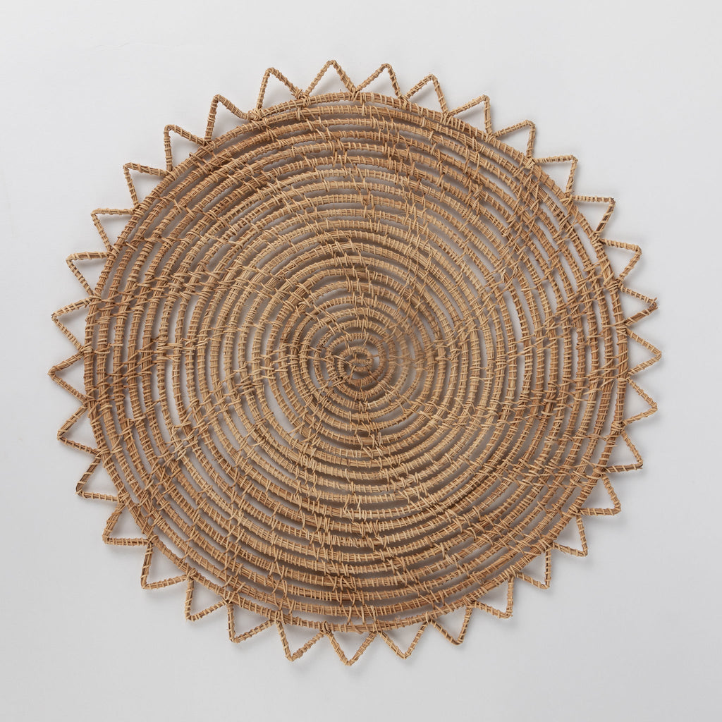 Placemat, "Sarpila" Round Handwoven