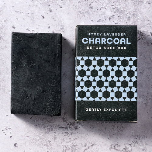 Lavender Charcoal Soap - Ten Thousand Villages
