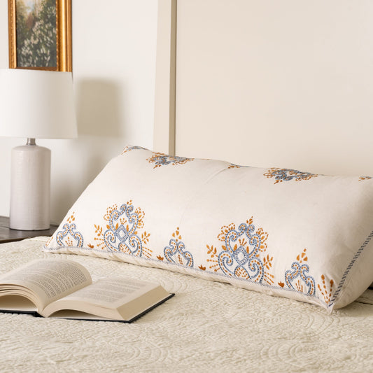 Jatila Hand Embroidered Lumbar Pillow