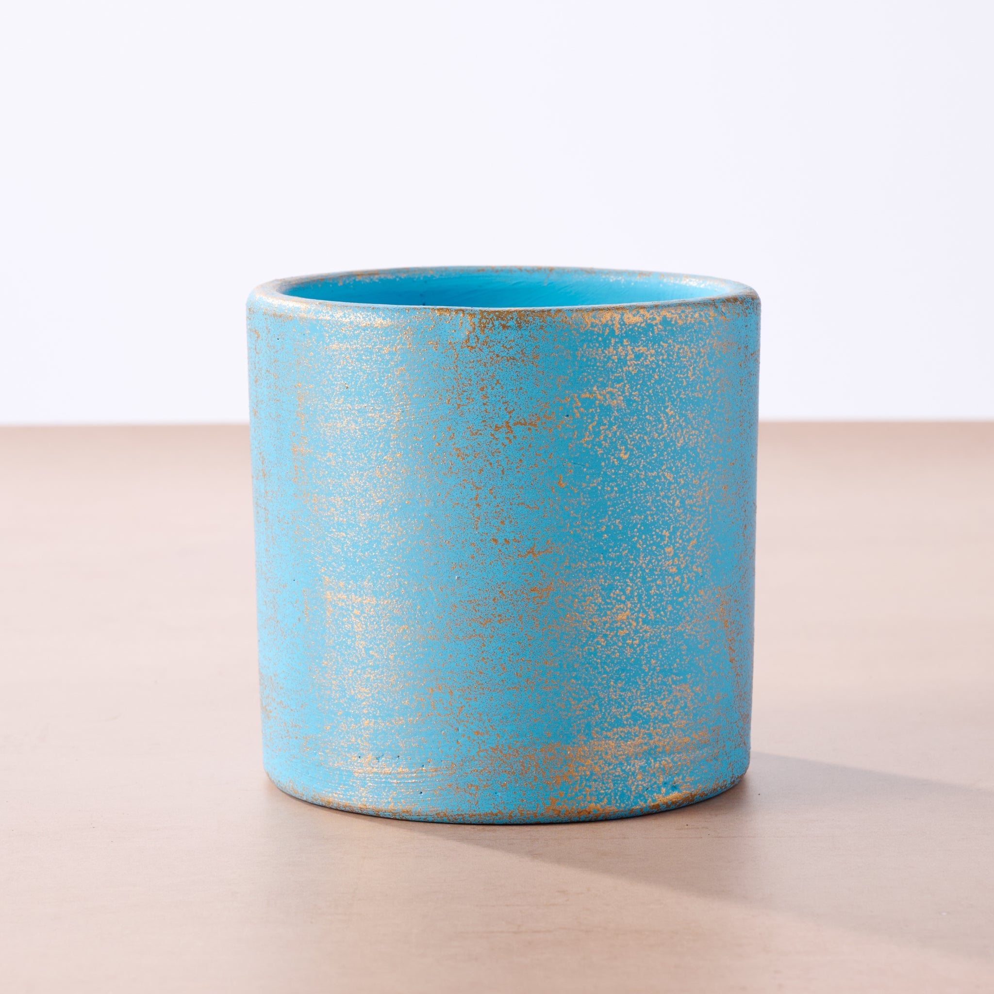Chota Terracotta Mini Planter - Light Blue
