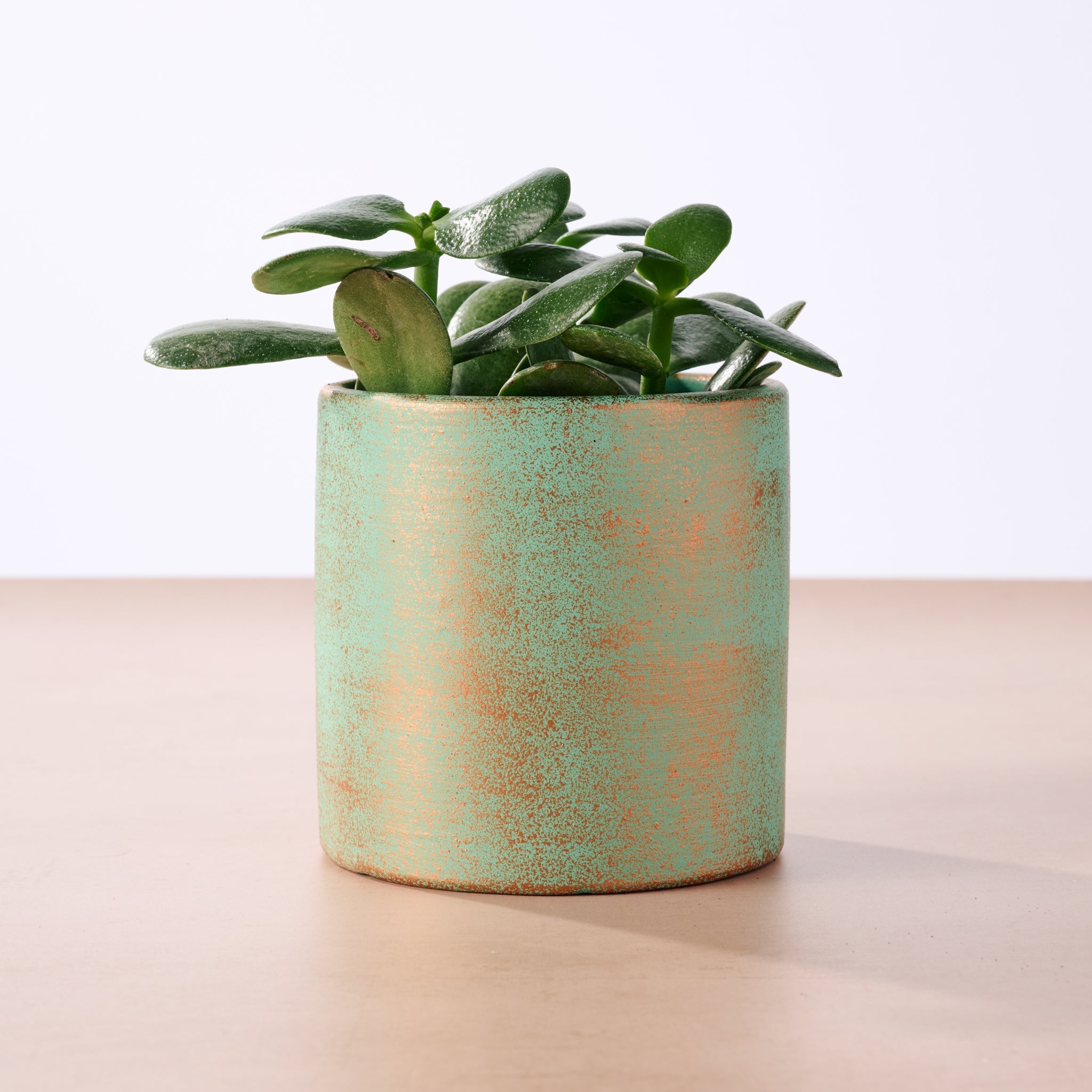 Chota Terracotta Mini Planter - Turquoise