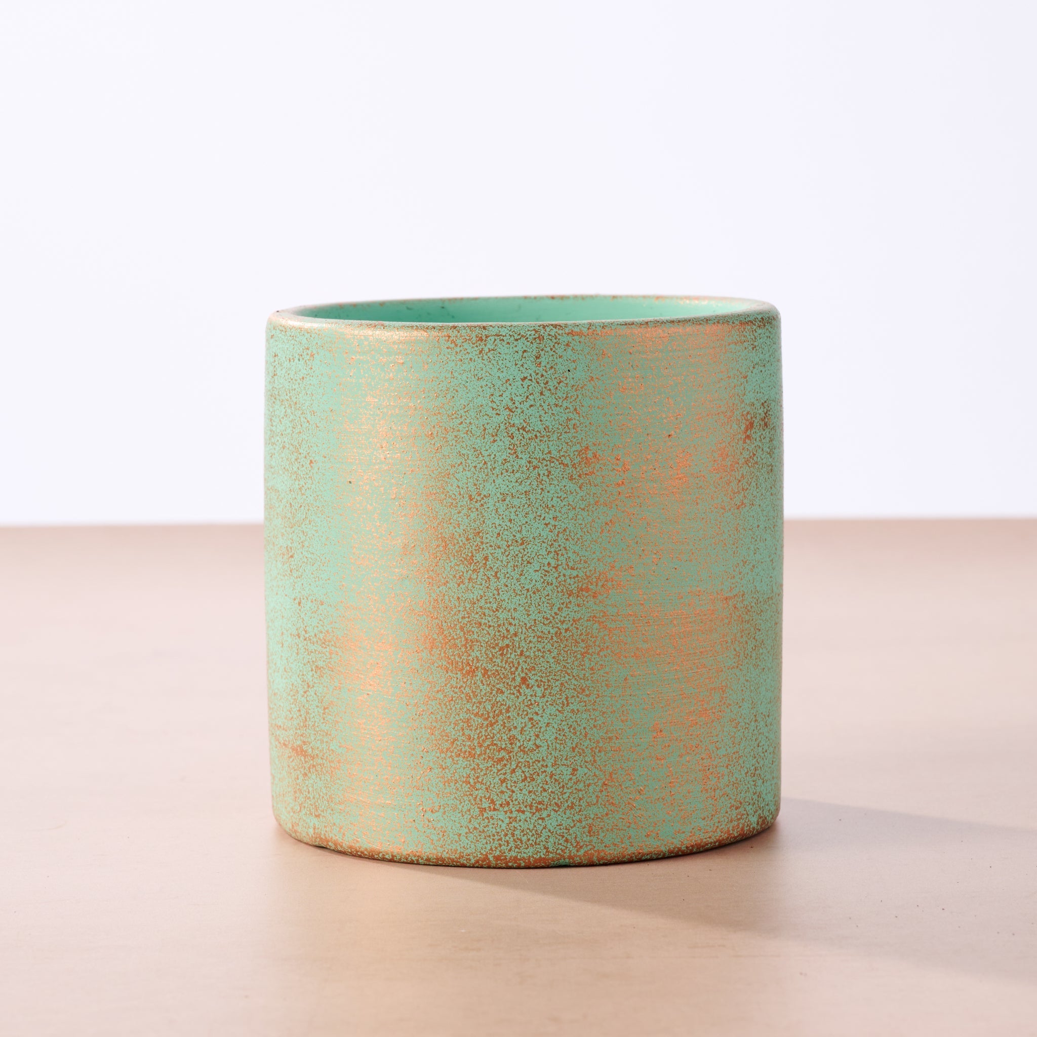 Chota Terracotta Mini Planter - Turquoise