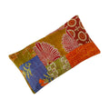 Pillow recyc sari 19x11 asst