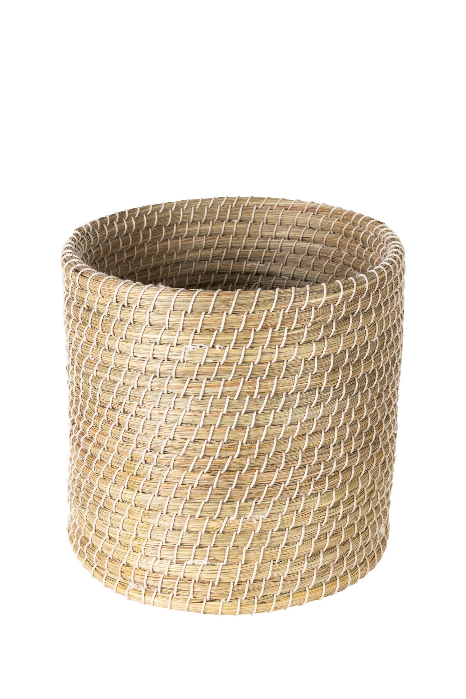 Basket cylinder cotton wrapped kaisa 12Dx12H nat
