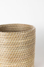 Basket cylinder cotton wrapped kaisa 12Dx12H nat