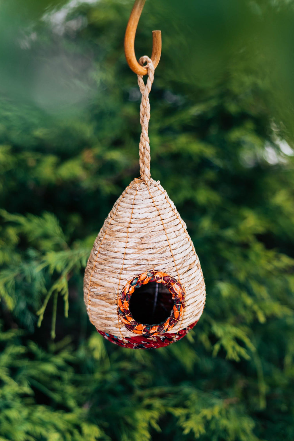 Birdhouse teardrop sari/b-fiber 5Dx7H brown/asst