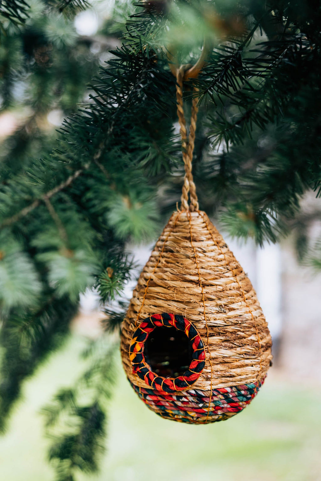 Birdhouse teardrop sari/b-fiber 5Dx7H brown/asst