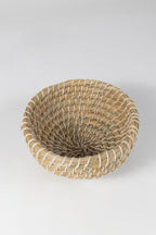 Basket bowl wrapped kaisa grass/cttn 6Dx3 nat