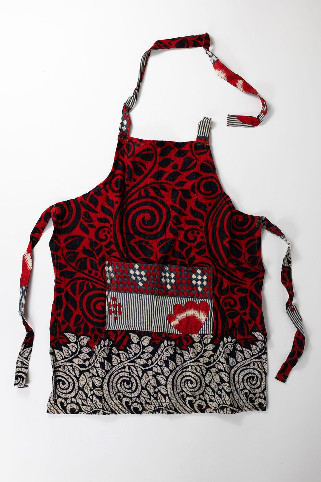 Apron children's w/pocket sari 24Ls20W assorted