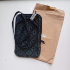 Bag festive cross body dnmds cttn 5Wx9H navy/teal