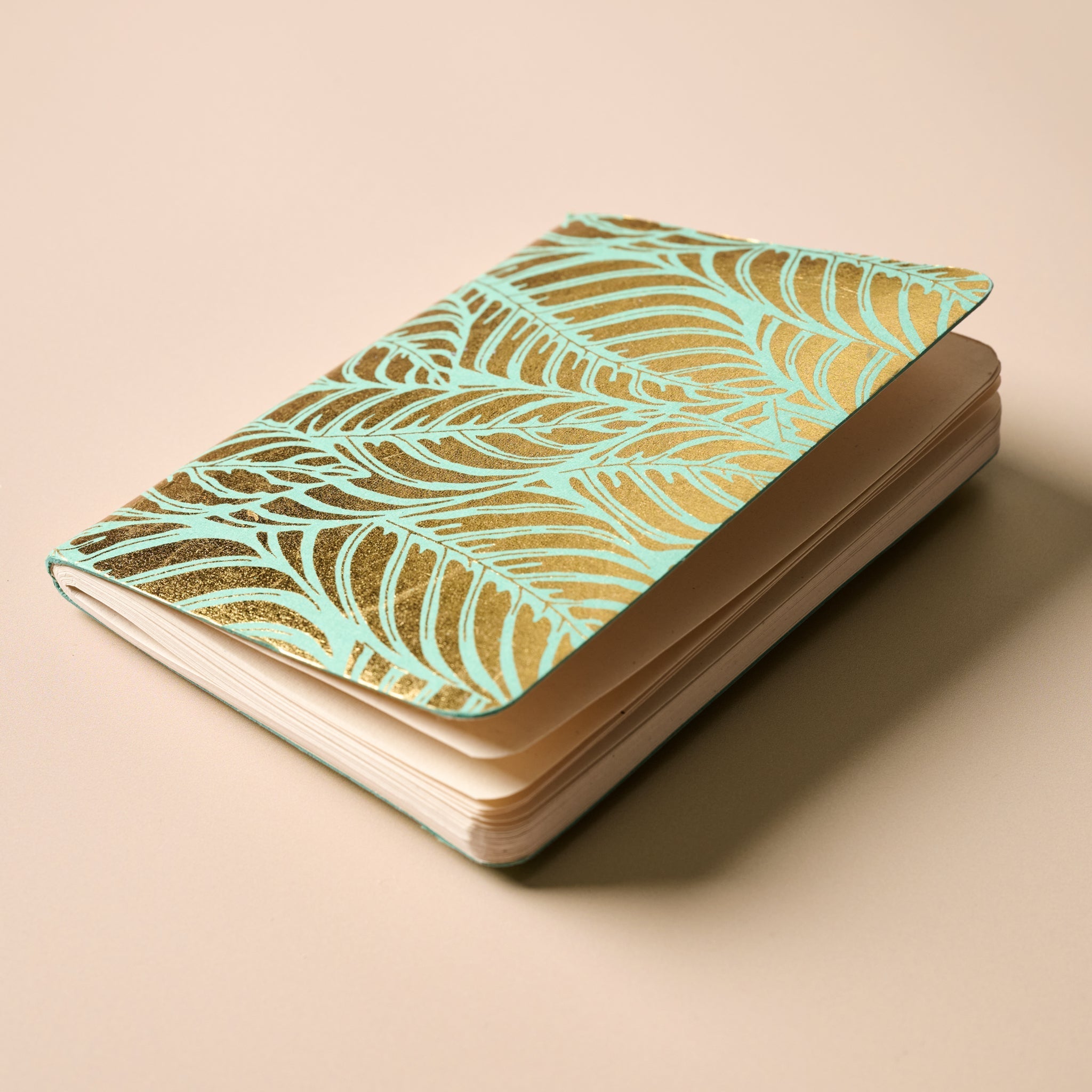 Journal metallic s-print M/3 ppr 4.5x6 gold/green