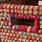 Basket file/storage k-grass/sari 19Lx14Wx10.5 asst