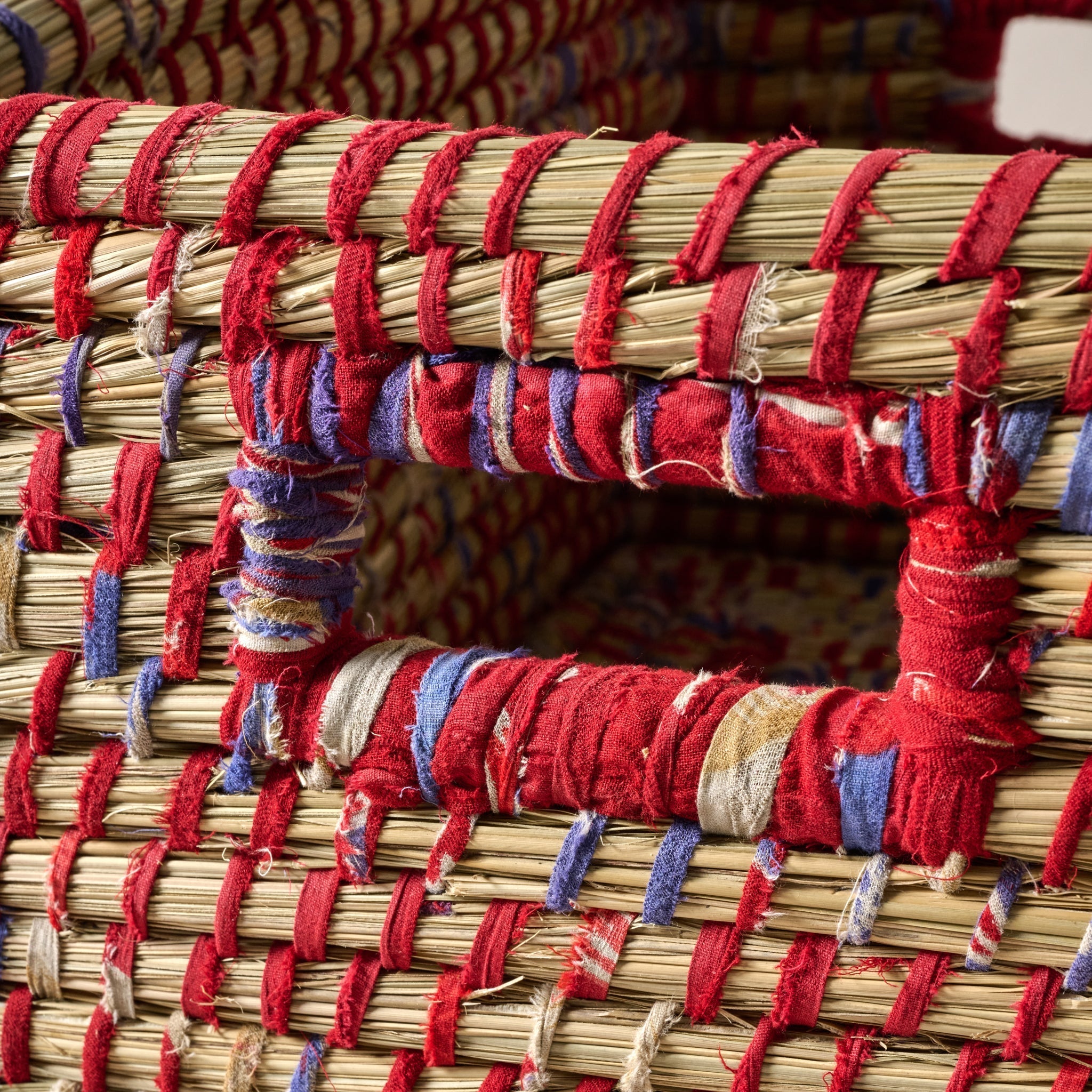 Basket file/storage k-grass/sari 19Lx14Wx10.5 asst