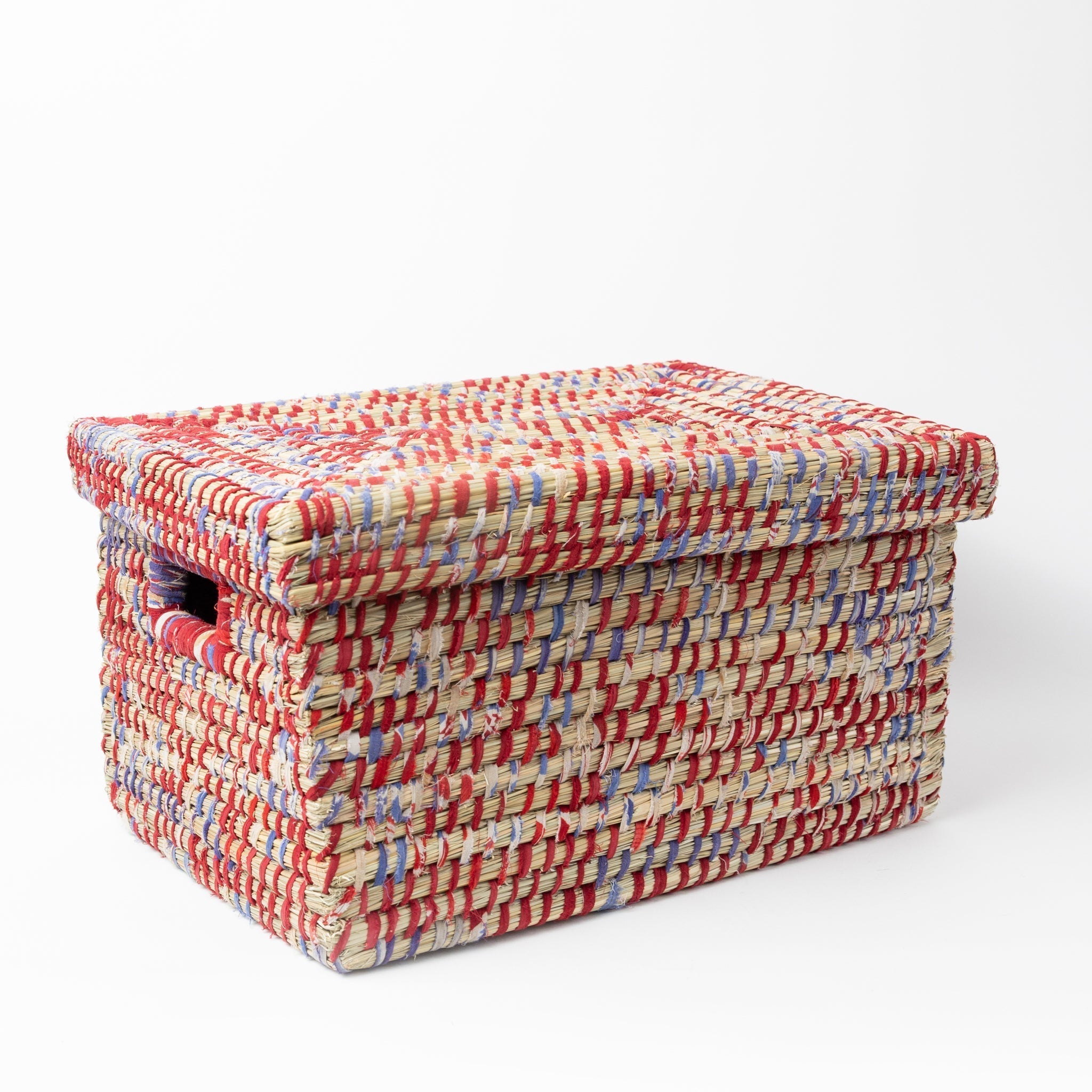 Basket file/storage k-grass/sari 19Lx14Wx10.5 asst